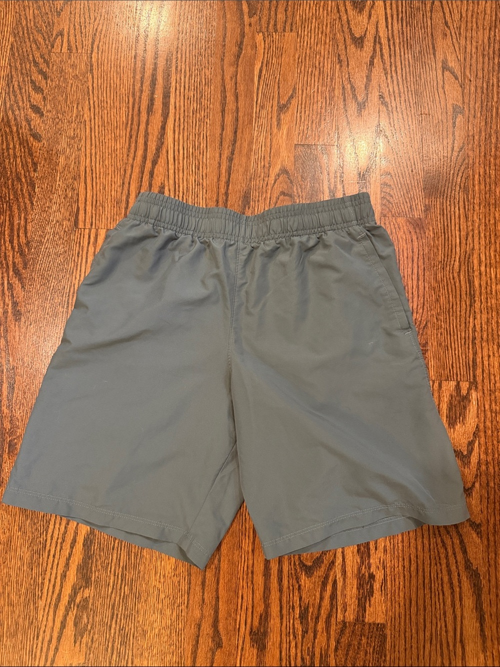 Under Armour Gray Elastic-Waist Kids Shorts